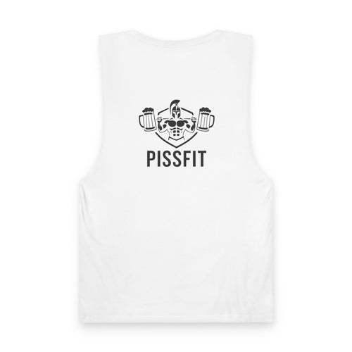 PISSFIT Game On Tank Top - White