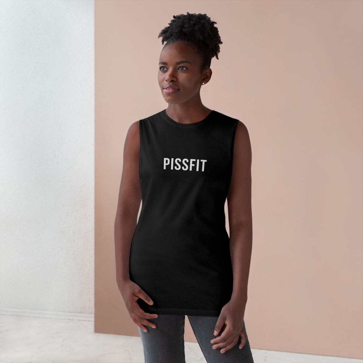 PISSFIT Game On Tank Top - Black