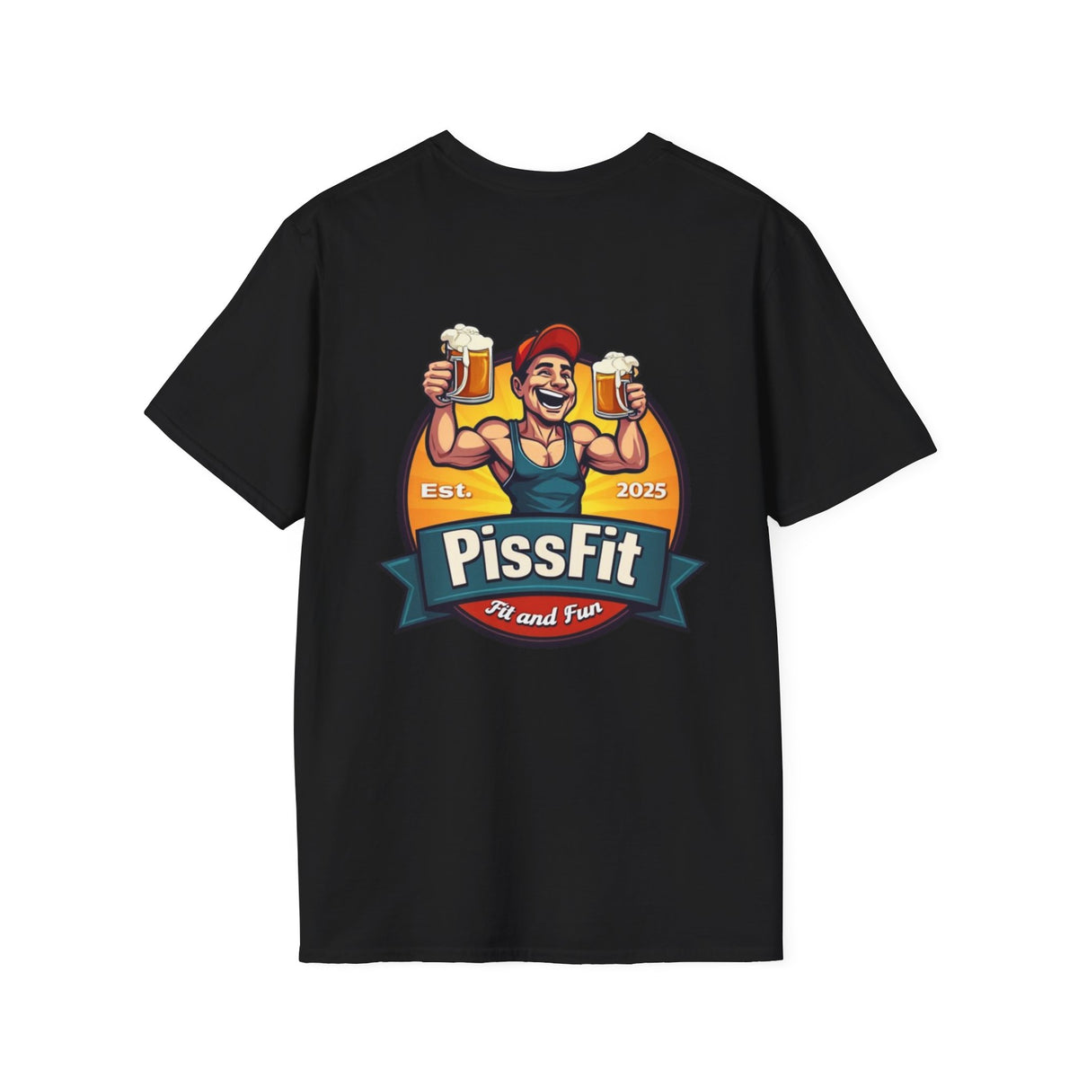 PISSFIT Old Mate T‑Shirt Black