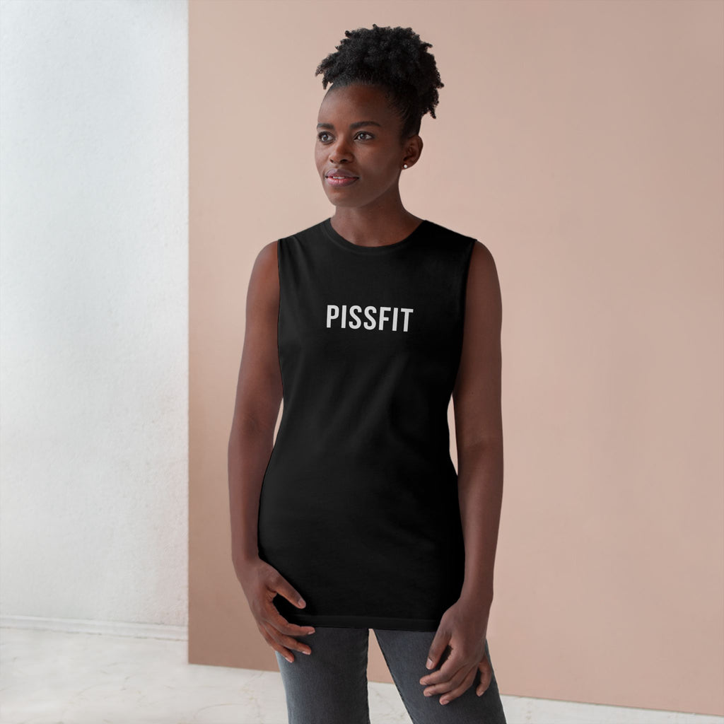 PISSFIT Old Mate Tank Top - Black