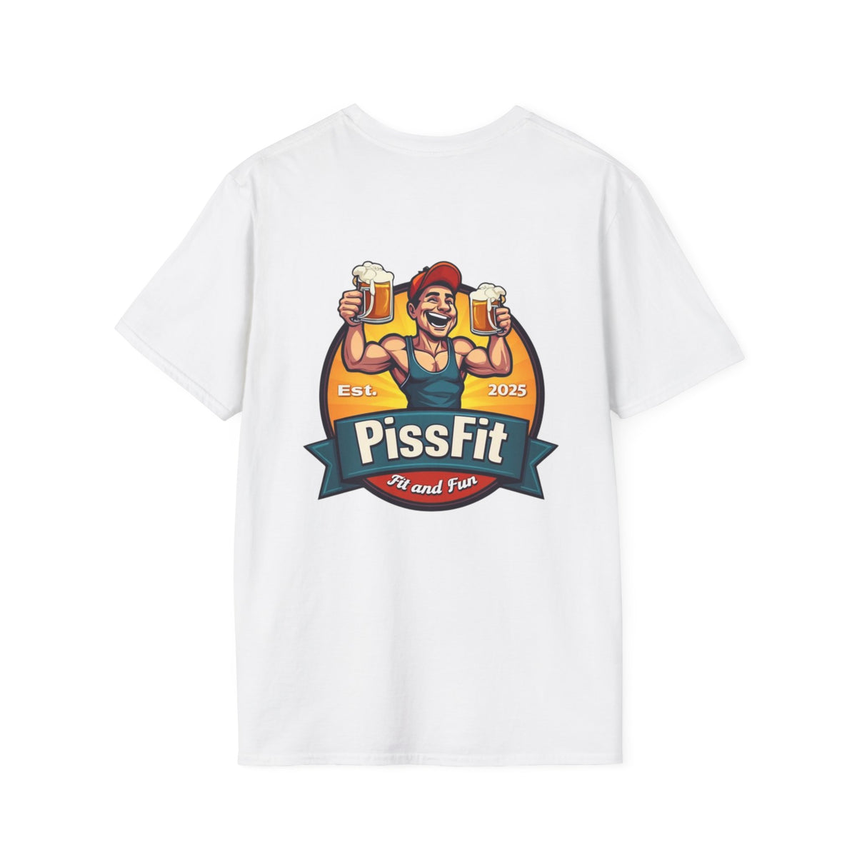 PISSFIT Old Mate T‑Shirt White