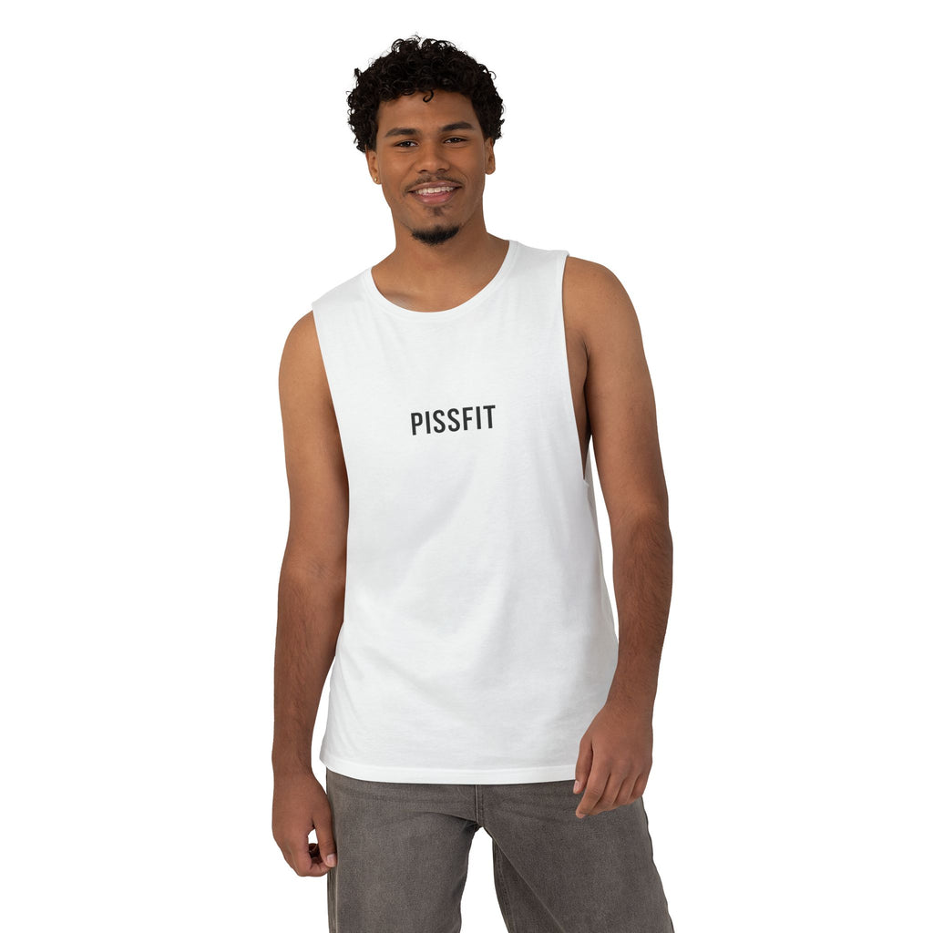 PISSFIT Game On Tank Top - White